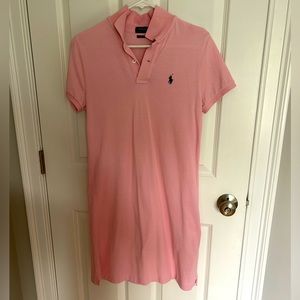 Pale pink classic Polo dress.
